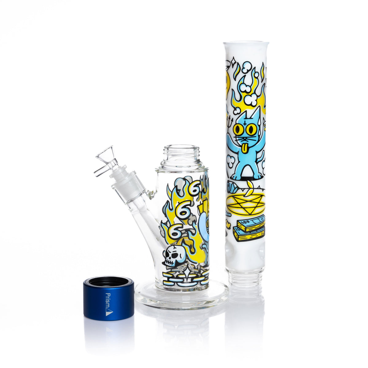The 666 Cat Tall Straight Tube - Discreet Smoker