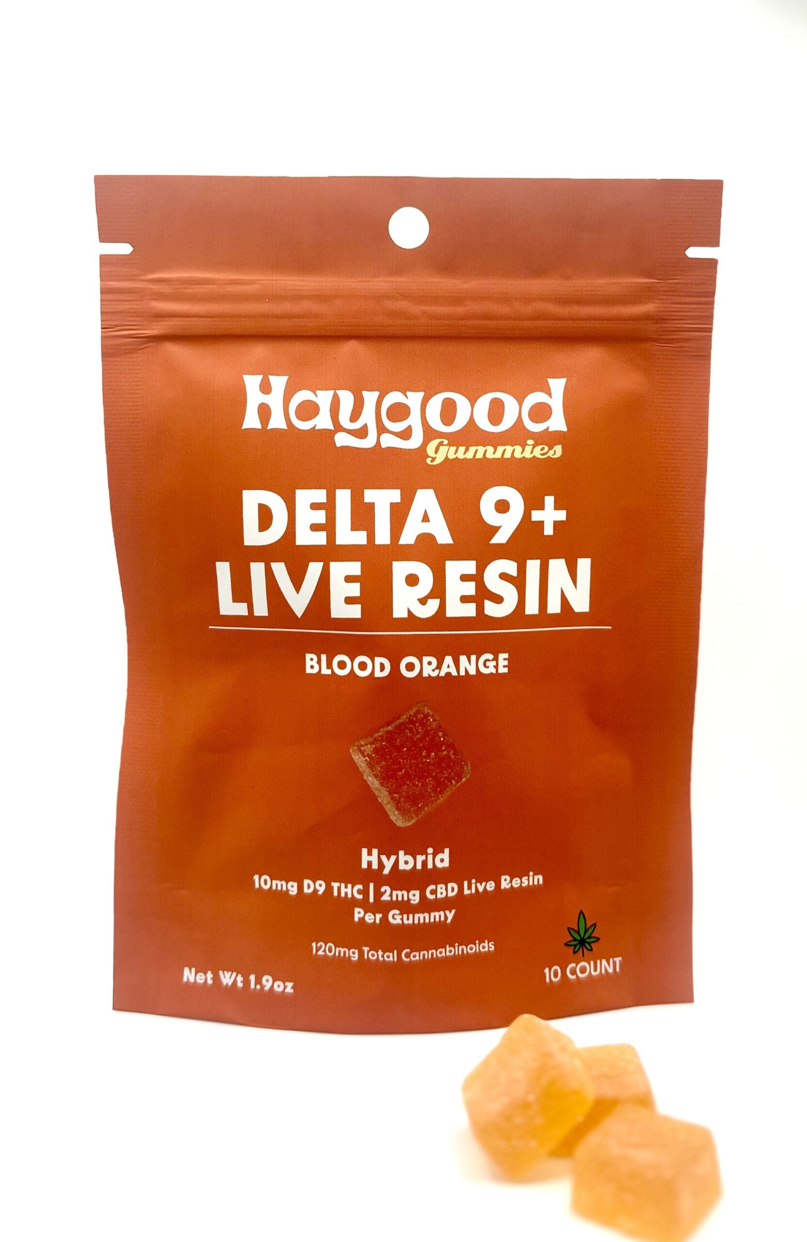 Blood Orange - Delta 9 Live Resin Gummies - Hybrid - Discreet Smoker