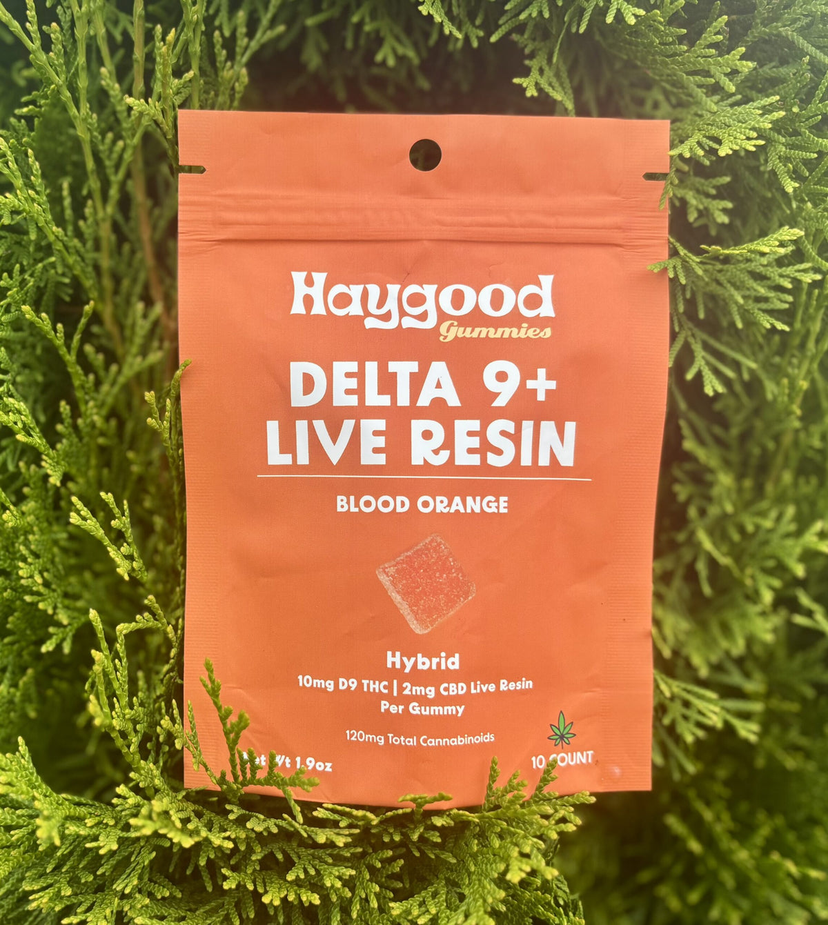 Blood Orange - Delta 9 Live Resin Gummies - Hybrid - Discreet Smoker