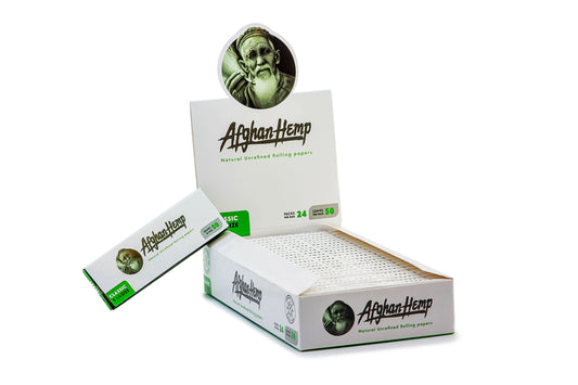 Afghan Hemp Rolling Paper Booklet - King size - Discreet Smoker