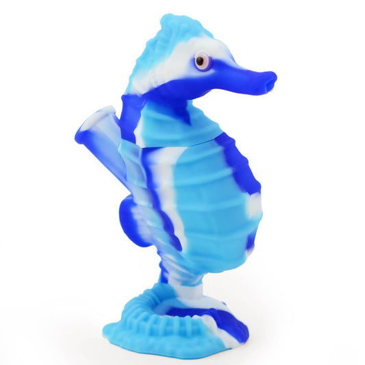 Silicone Seahorse Pipe - Discreet Smoker