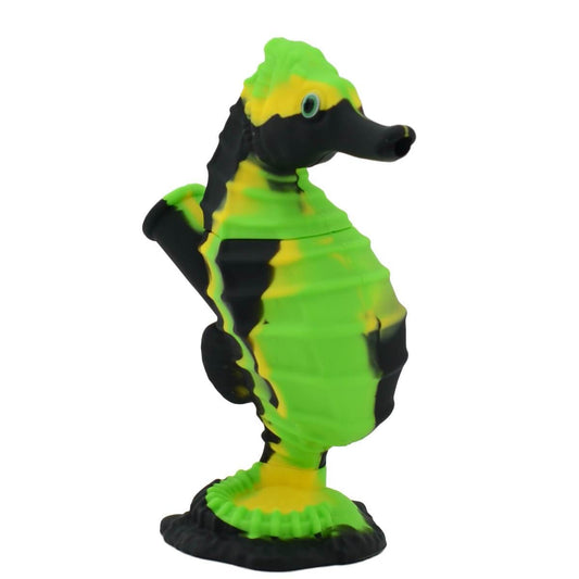 Silicone Seahorse Pipe - Discreet Smoker