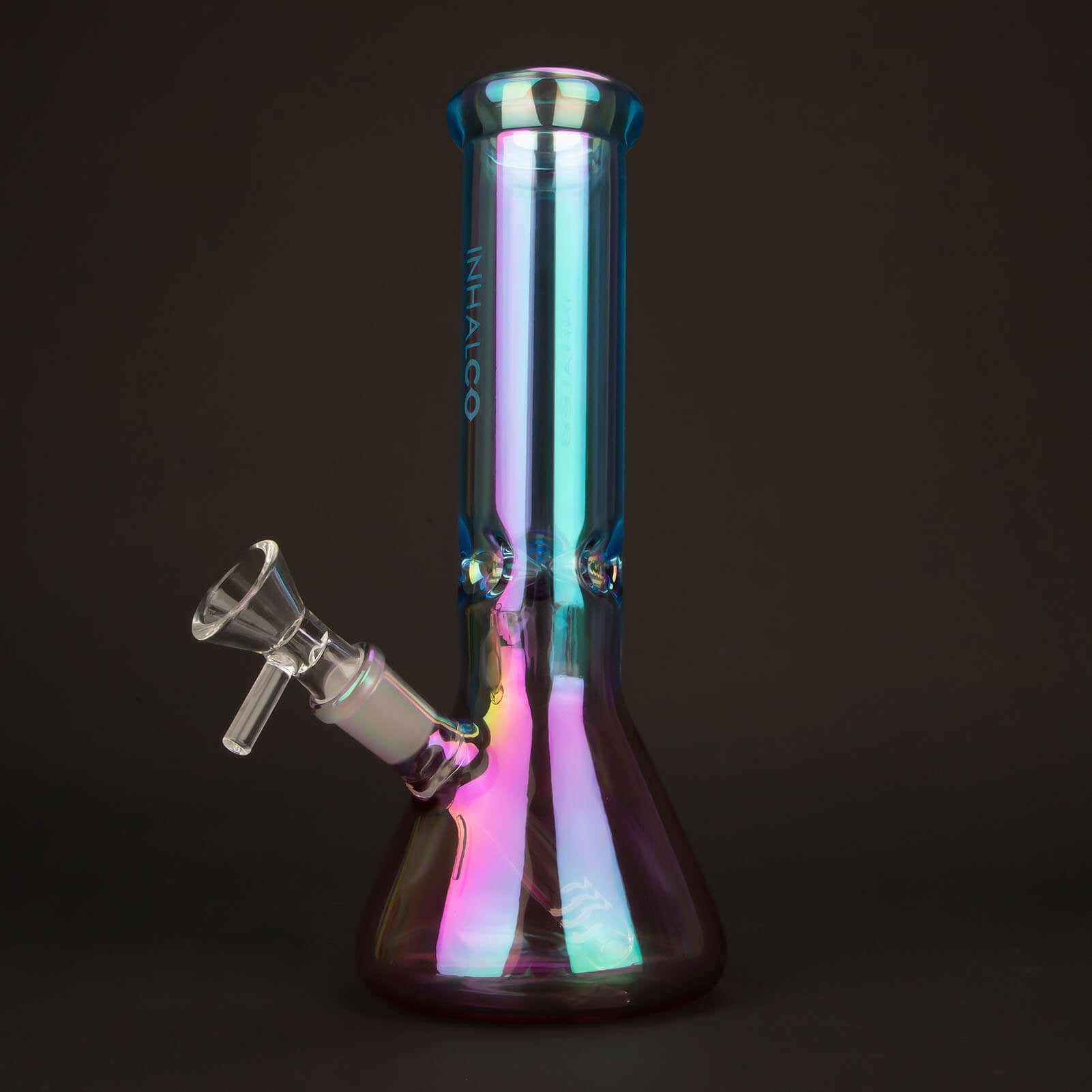 Iridescent Beaker Bong 8 Inch - Discreet Smoker