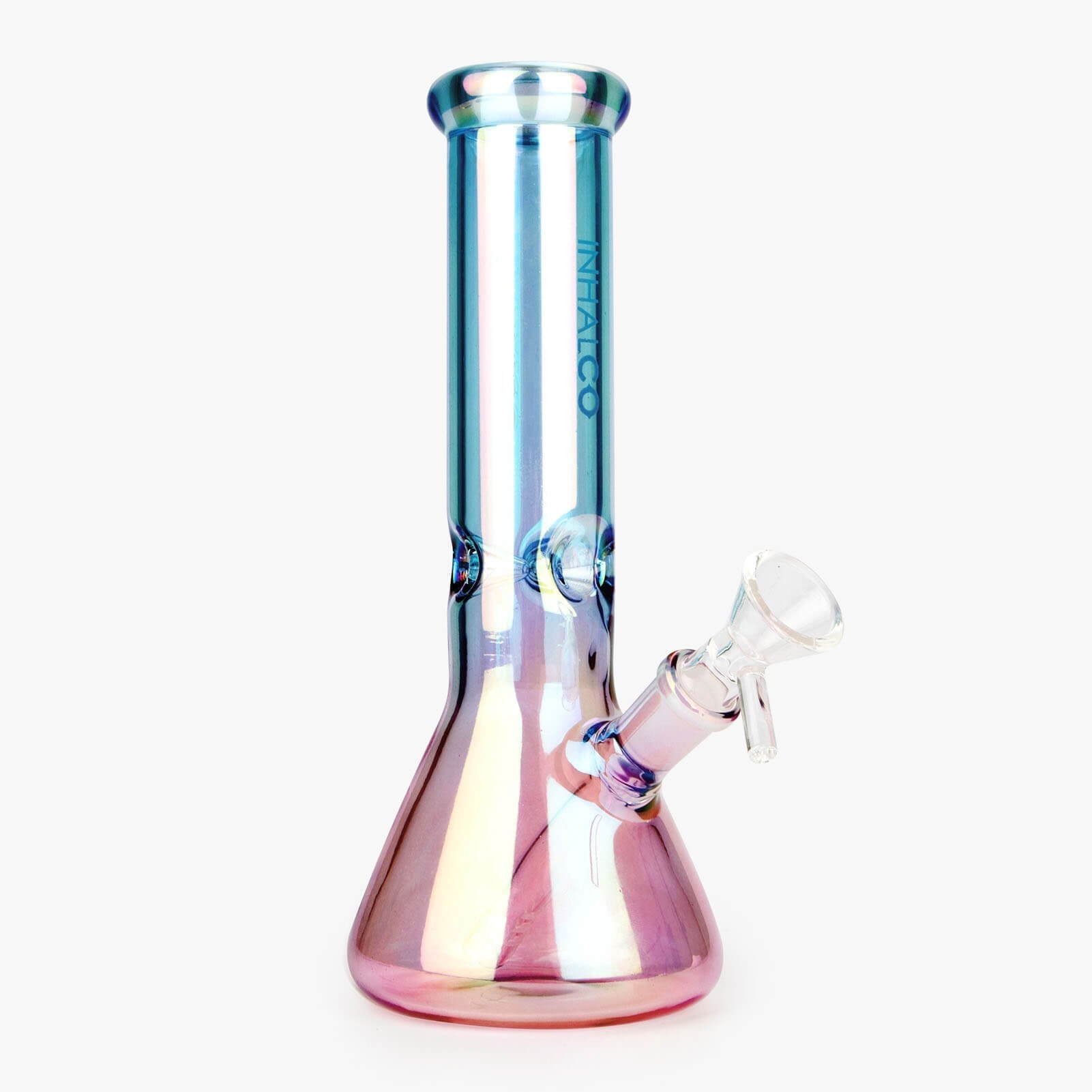 Iridescent Beaker Bong 8 Inch - Discreet Smoker