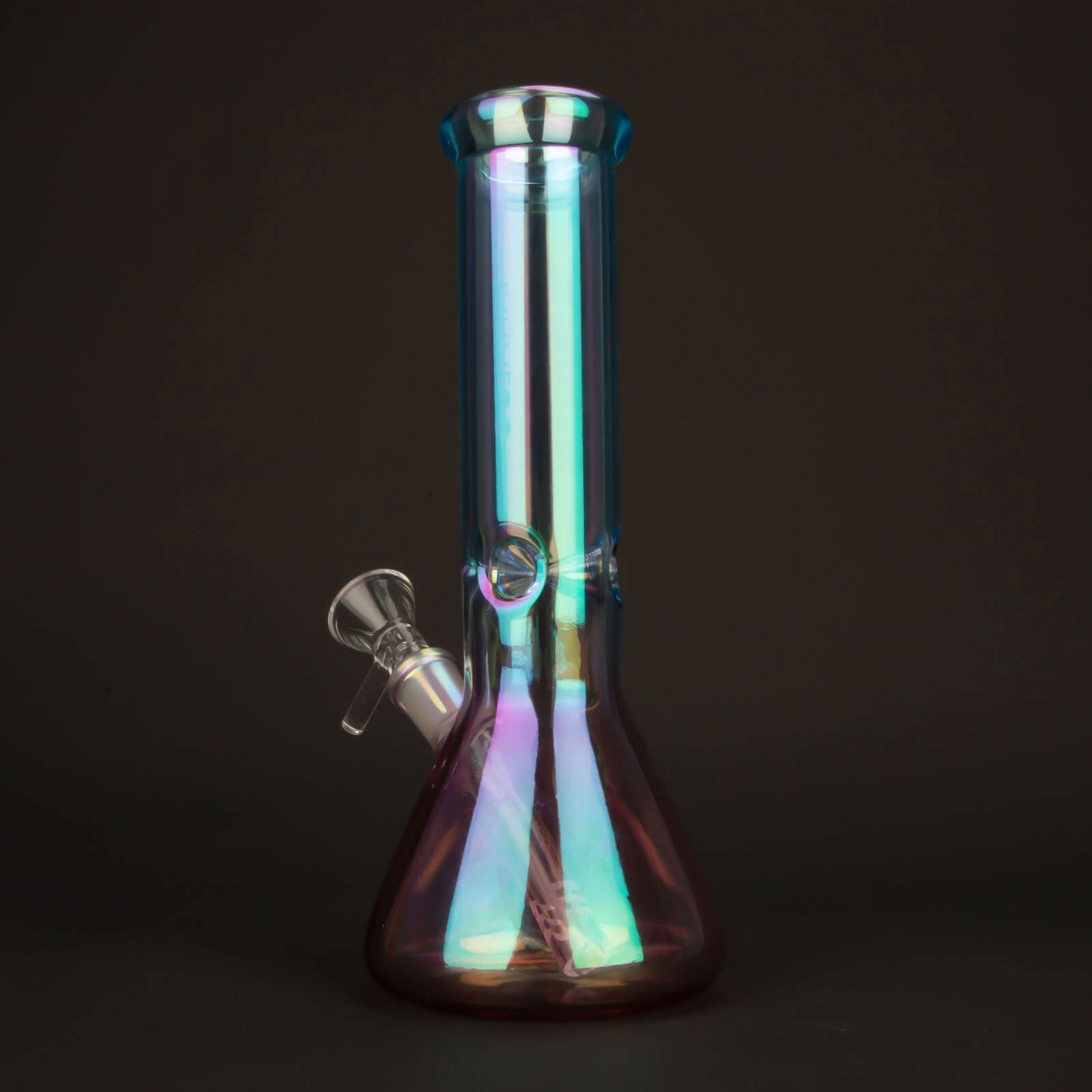 Iridescent Beaker Bong 8 Inch - Discreet Smoker