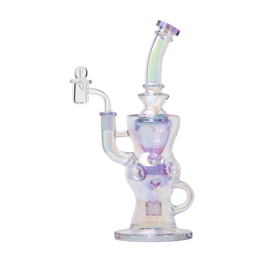Human Grade 11.5" Swiss Incycler Glass Water Pipe - Discreet Smoker