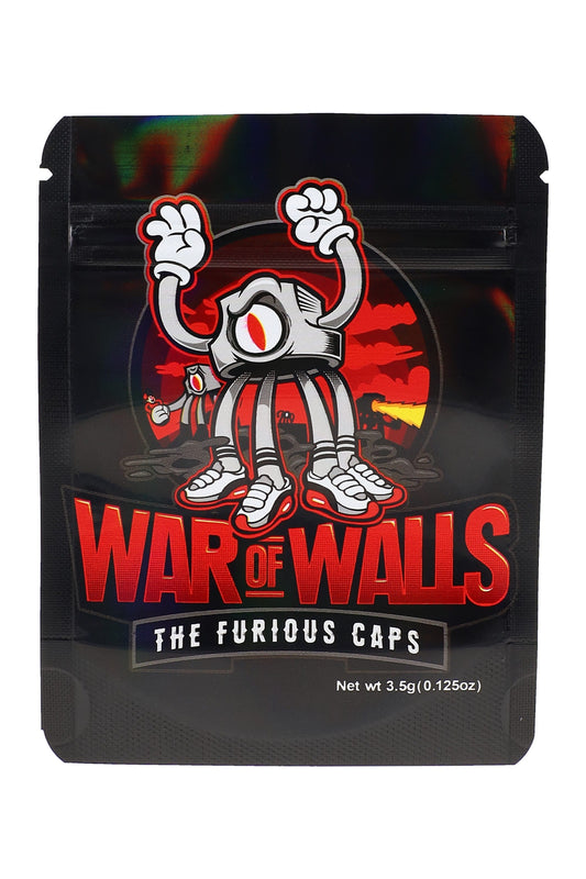 Mylar ⅛ oz Bags – Robot Designs – 50 Pack – Choose Style - Discreet Smoker