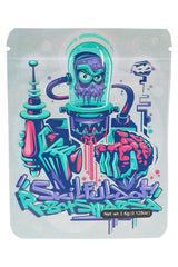 Mylar ⅛ oz Bags – Robot Designs – 50 Pack – Choose Style - Discreet Smoker