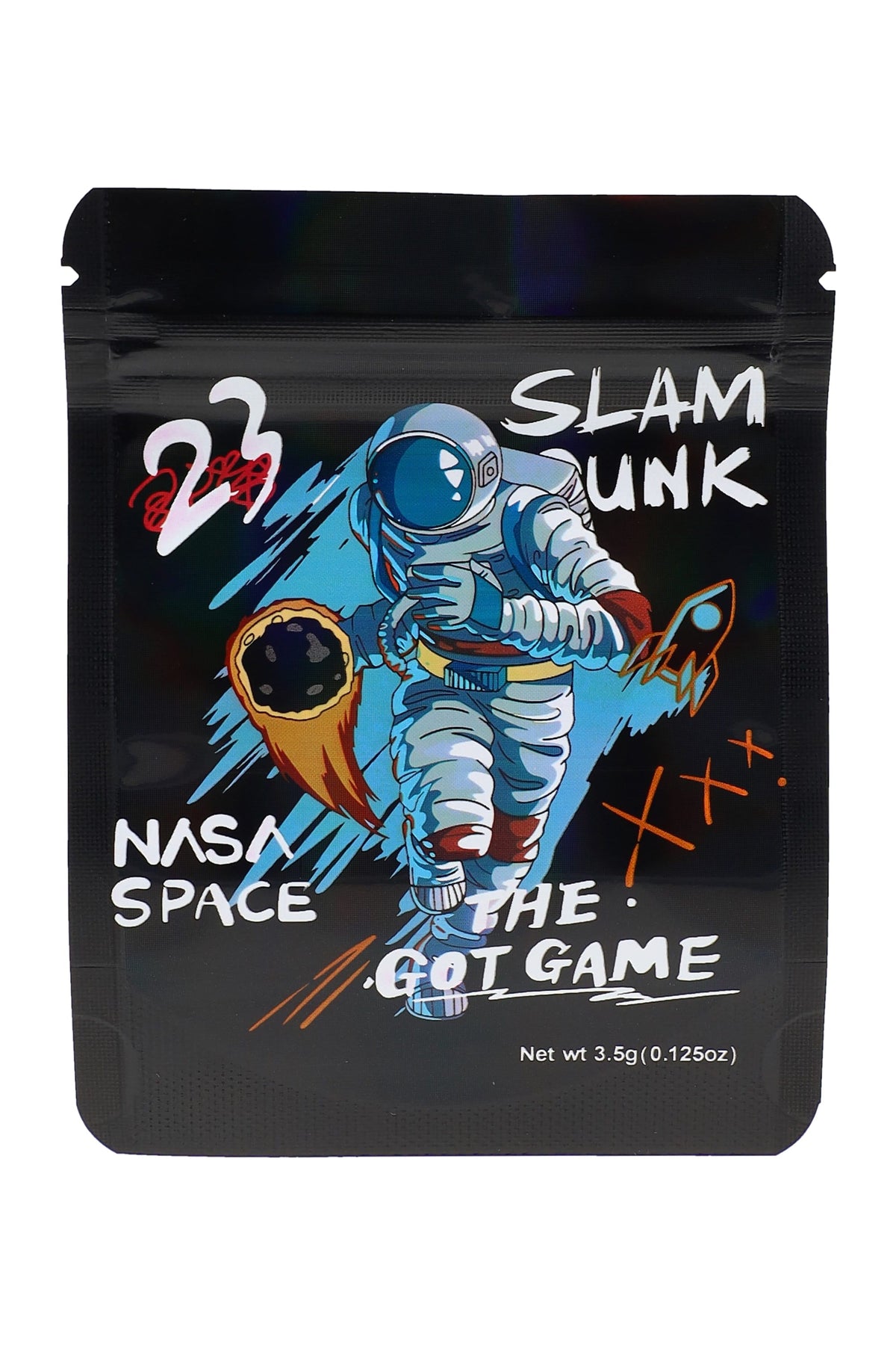 Mylar ⅛ oz Bags – Astronaut Designs – 50 Pack – Choose Style - Discreet Smoker