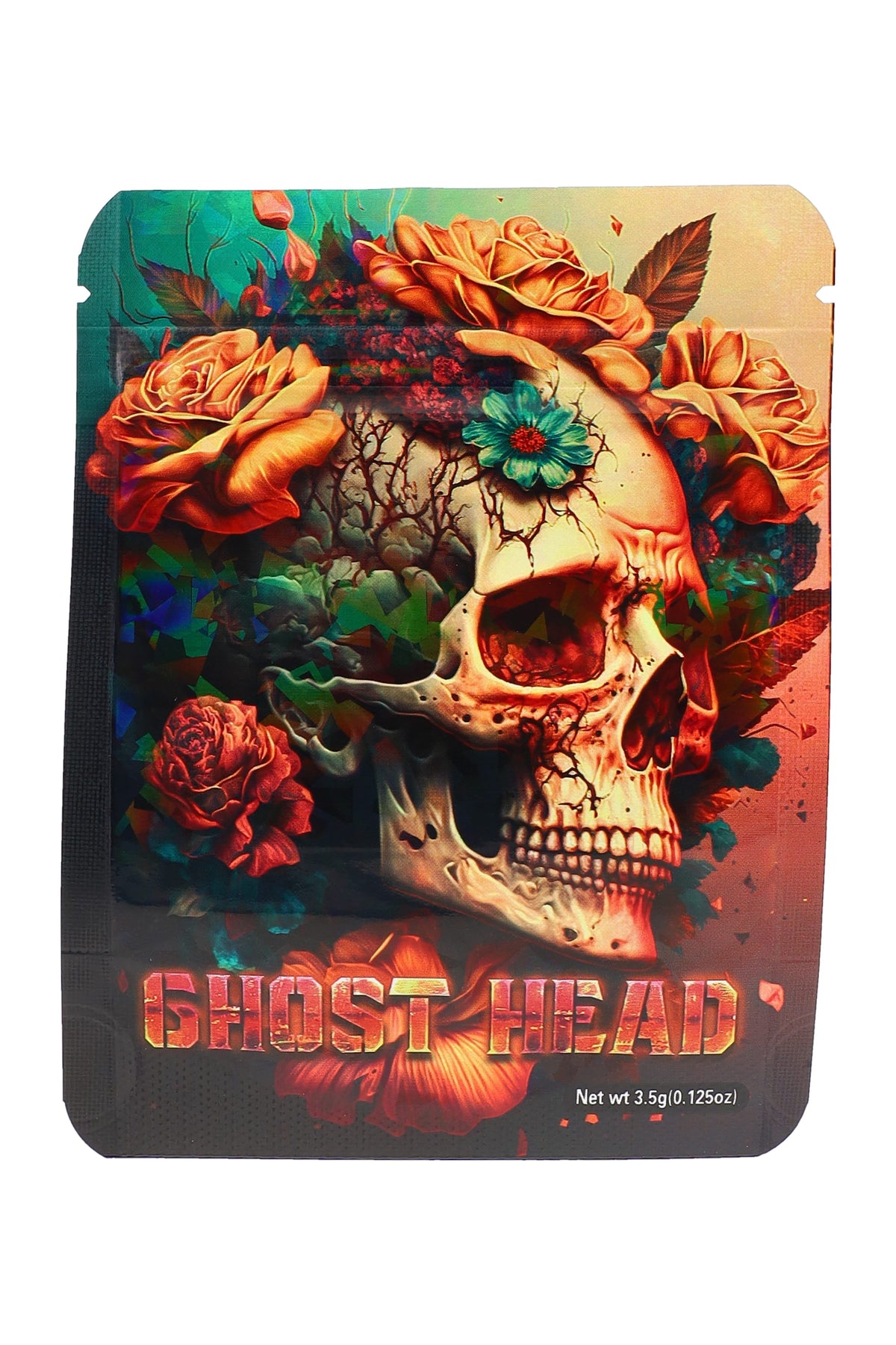 Mylar ⅛ oz Bags – Skull Designs – 50 Pack – Choose Style - Discreet Smoker