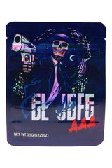 Mylar ⅛ oz Bags – Skull Designs – 50 Pack – Choose Style - Discreet Smoker