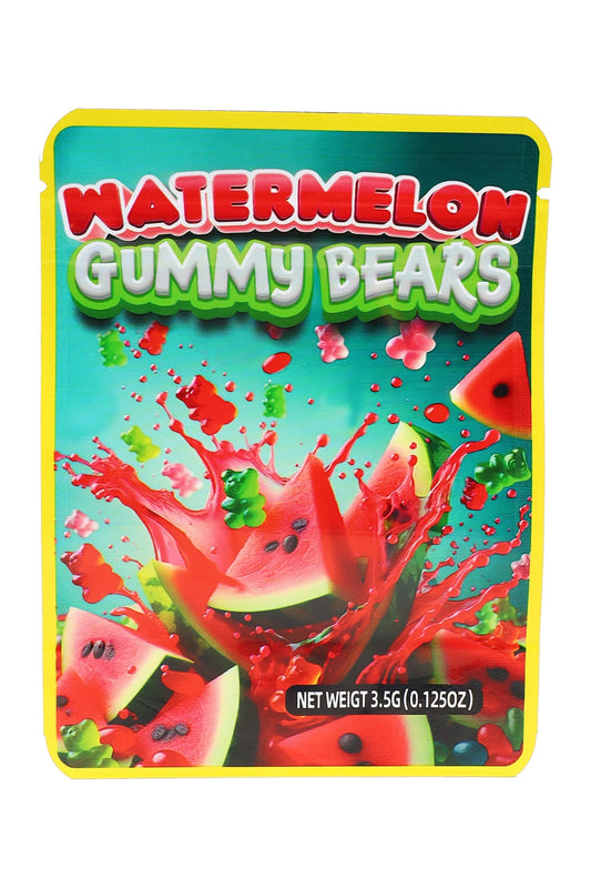 Printed Mylar 3.5 g Bags “Sugary Treats” – Choose Design – 50-Pack - Discreet Smoker