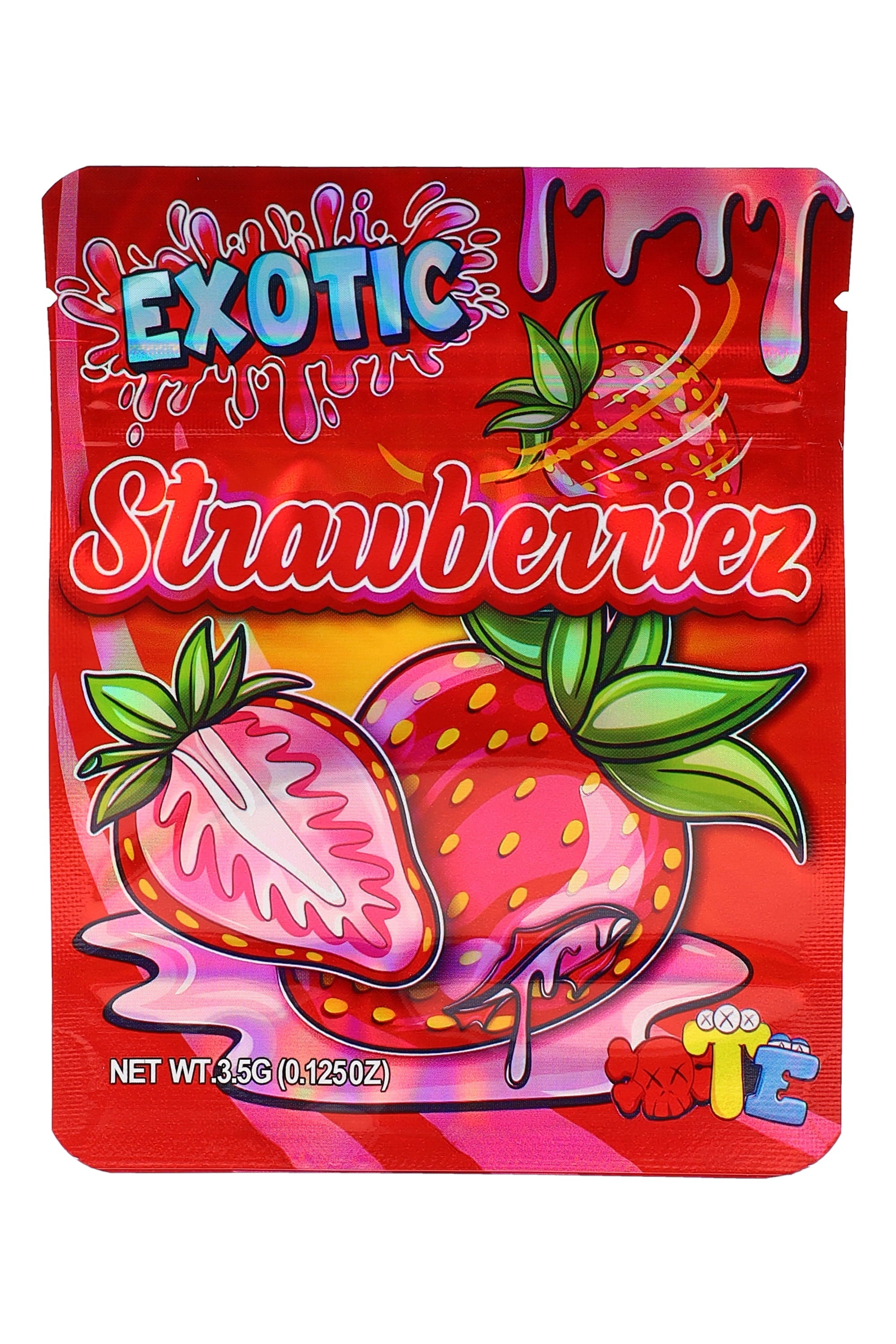 Printed Mylar 3.5 g Bags “Sweet Goodies” – Choose Design – 50-Pack - Discreet Smoker