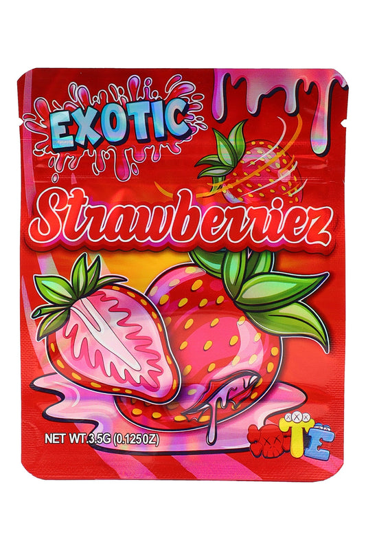 Printed Mylar 3.5 g Bags “Sweet Goodies” – Choose Design – 50-Pack - Discreet Smoker