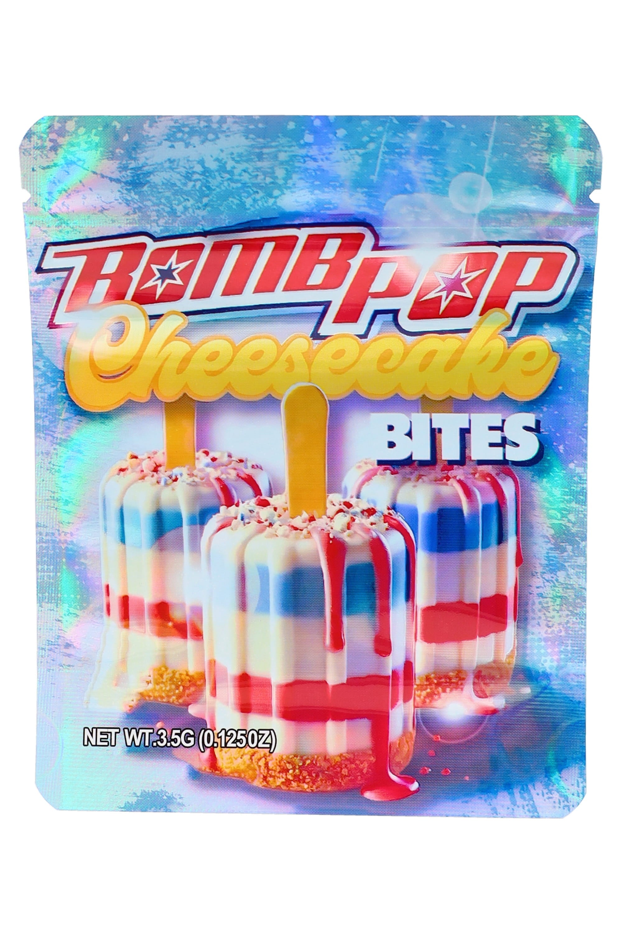 Printed Mylar 3.5 g Bags “Sweet Goodies” – Choose Design – 50-Pack - Discreet Smoker
