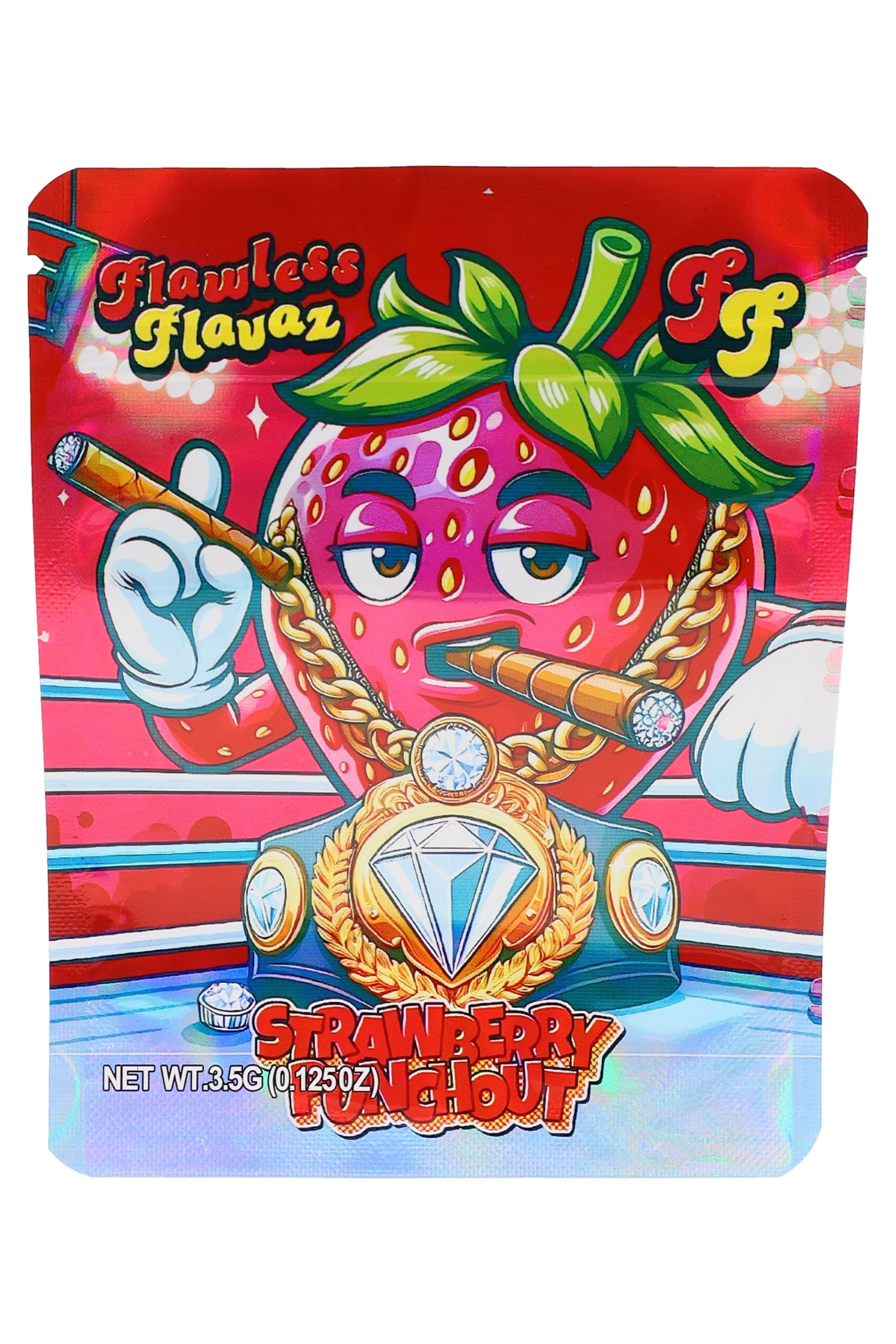 Printed Mylar 3.5 g Bags “Sweet Goodies” – Choose Design – 50-Pack - Discreet Smoker