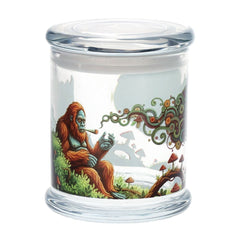 Pulsar Pop Top Glass Jar | Large | 4.5" x 3.9"
