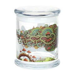 Pulsar Pop Top Glass Jar | Large | 4.5" x 3.9"