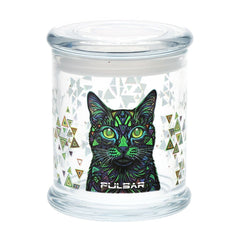 Pulsar Pop Top Glass Jar | Large | 4.5" x 3.9"