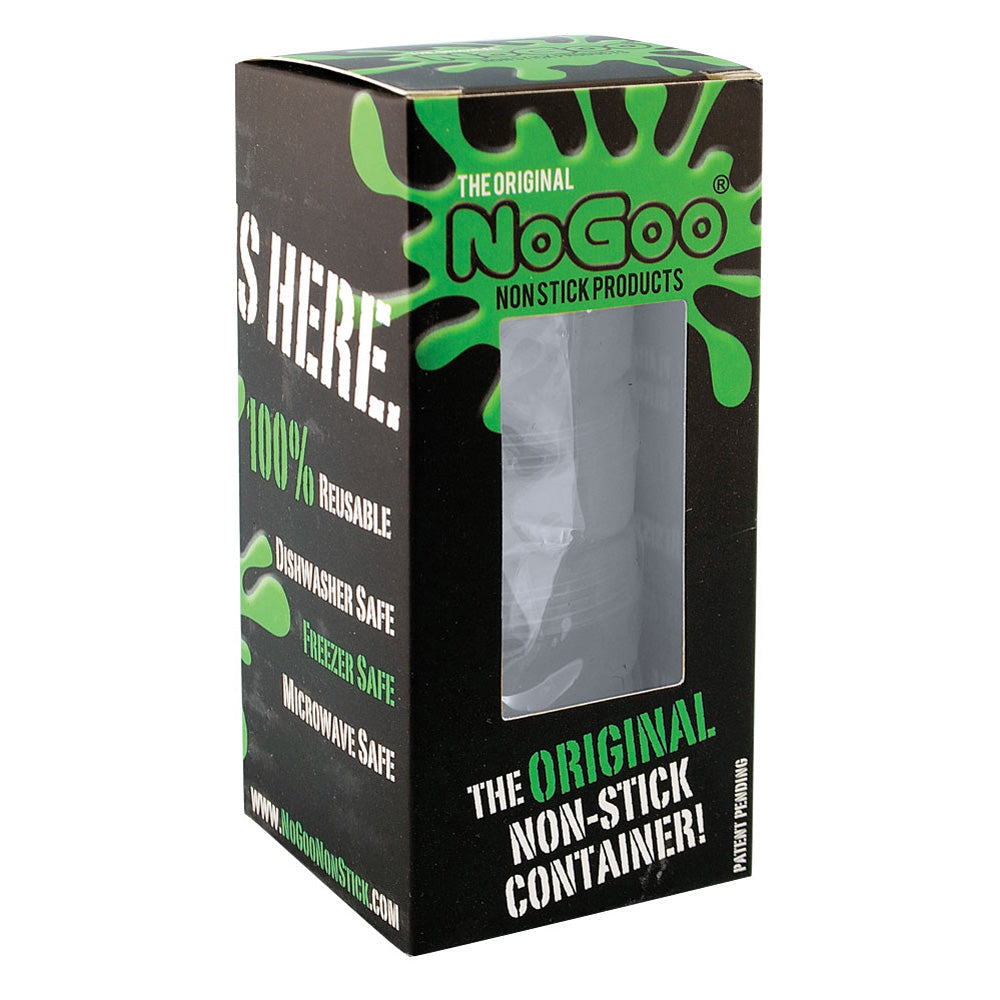 5CT BOX - NoGoo Silicone Container - 7ml / Clear - Discreet Smoker