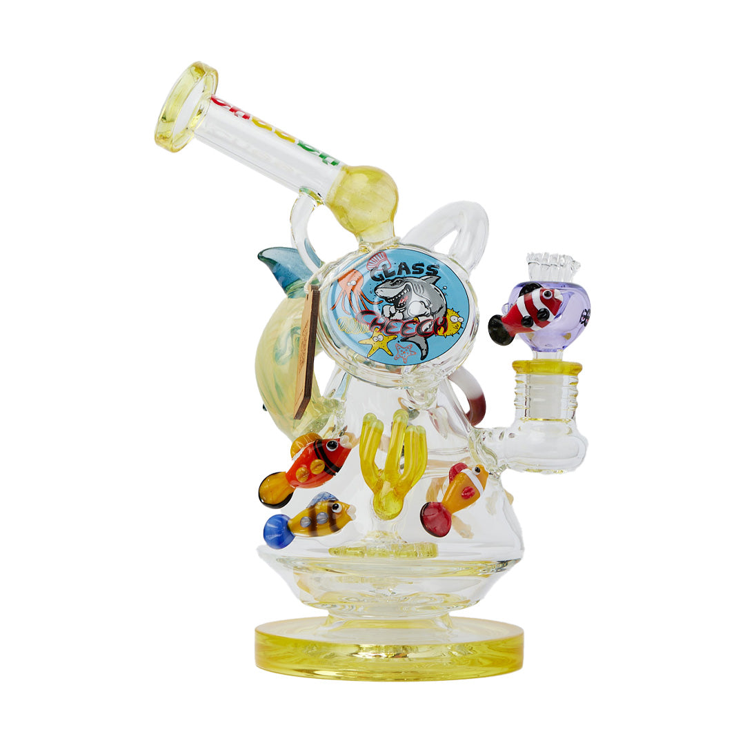 Cheech Glass 10.5" Shark Attack Rig - Discreet Smoker