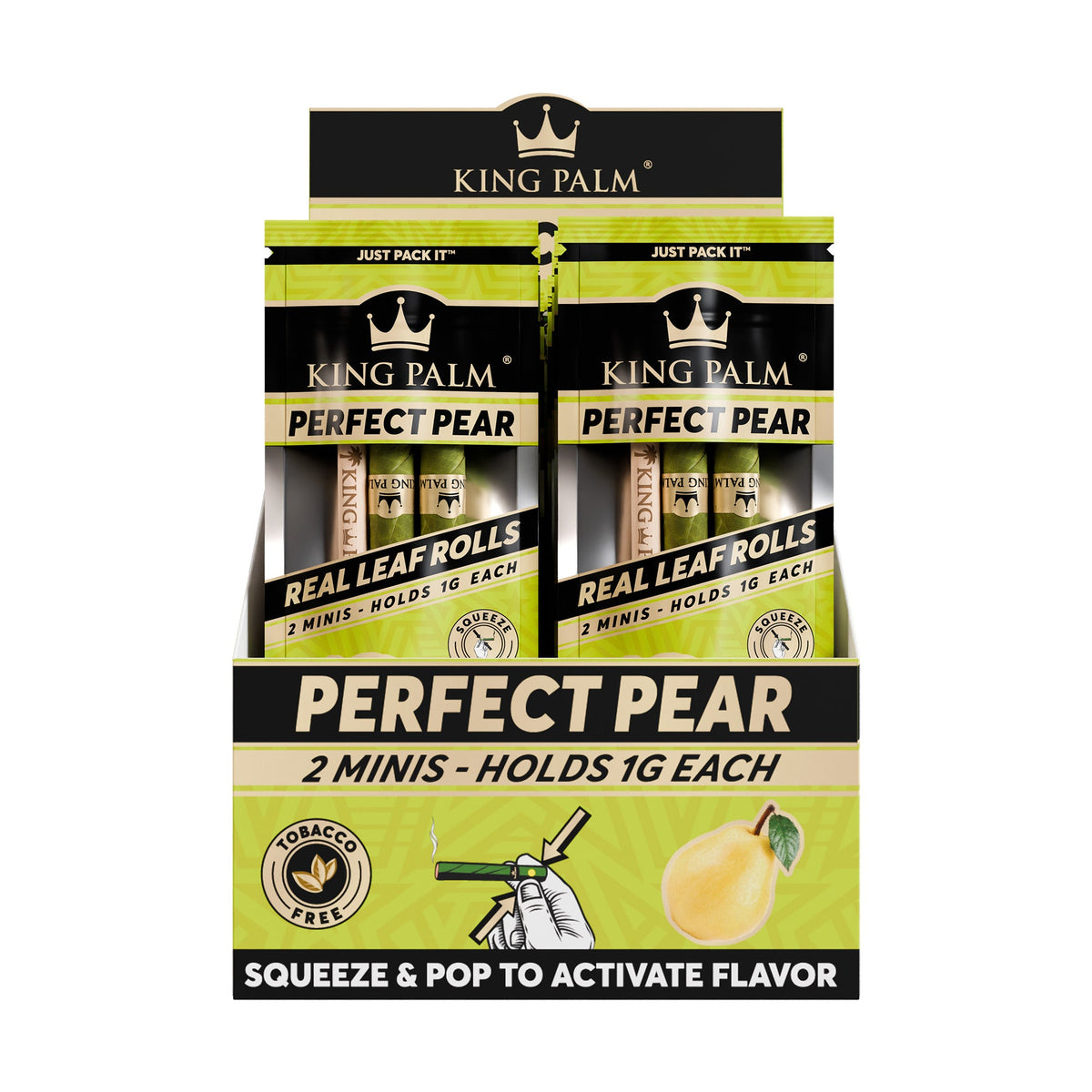 King Palm Mini Flavored 2pk Leaf Tubes - 20ct - Discreet Smoker