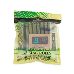 King Palm King Size Natural Pre Roll Palm Leaf Tubes - 25 Pack