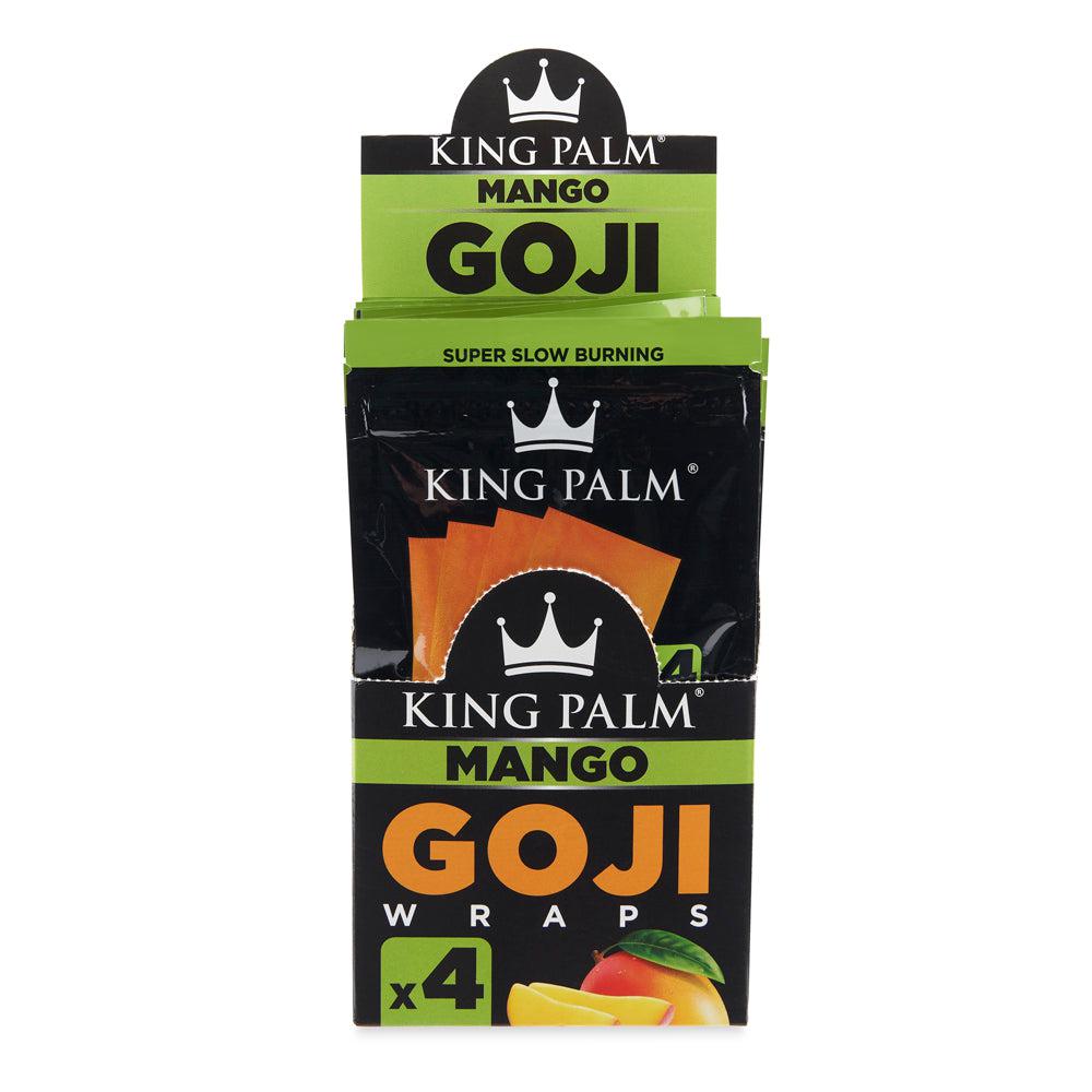 King Palm 4pk Goji Wraps 15ct Display - Discreet Smoker