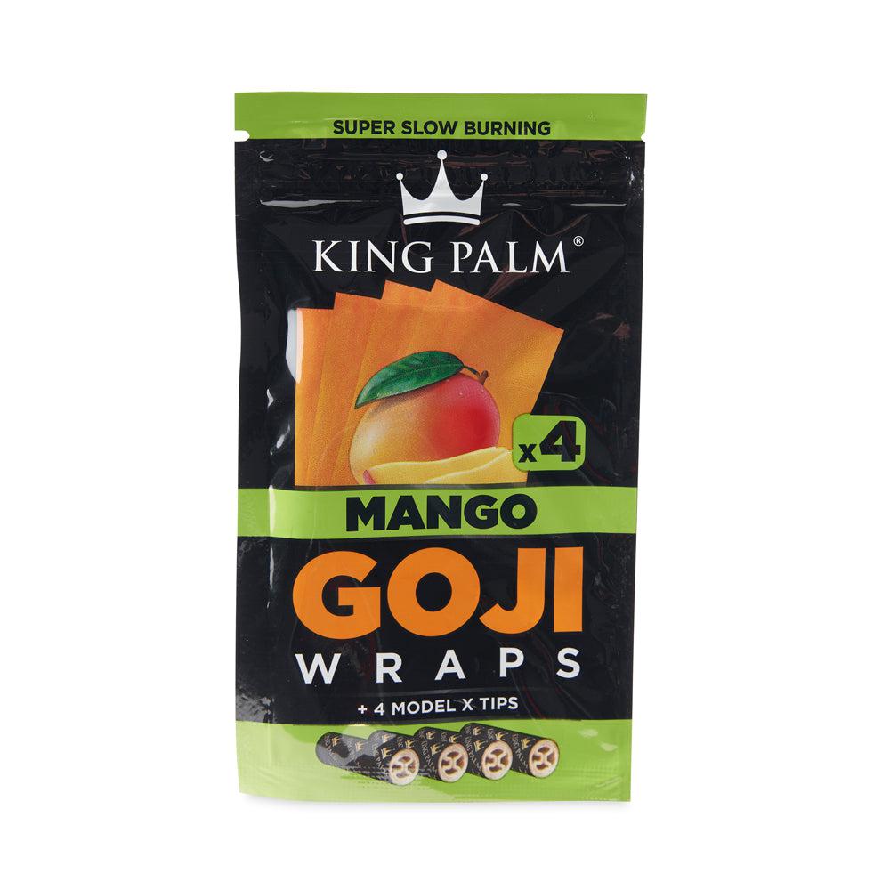 King Palm 4pk Goji Wraps 15ct Display - Discreet Smoker
