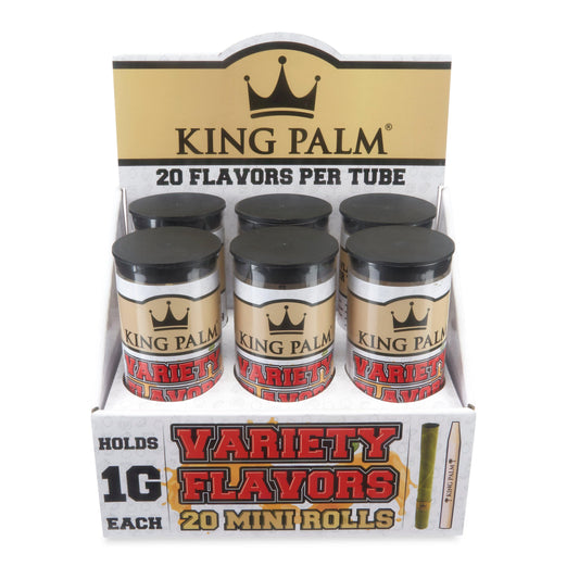 King Palm 20-Pack Flavored Mini Leaf Tubes – 6ct - Discreet Smoker