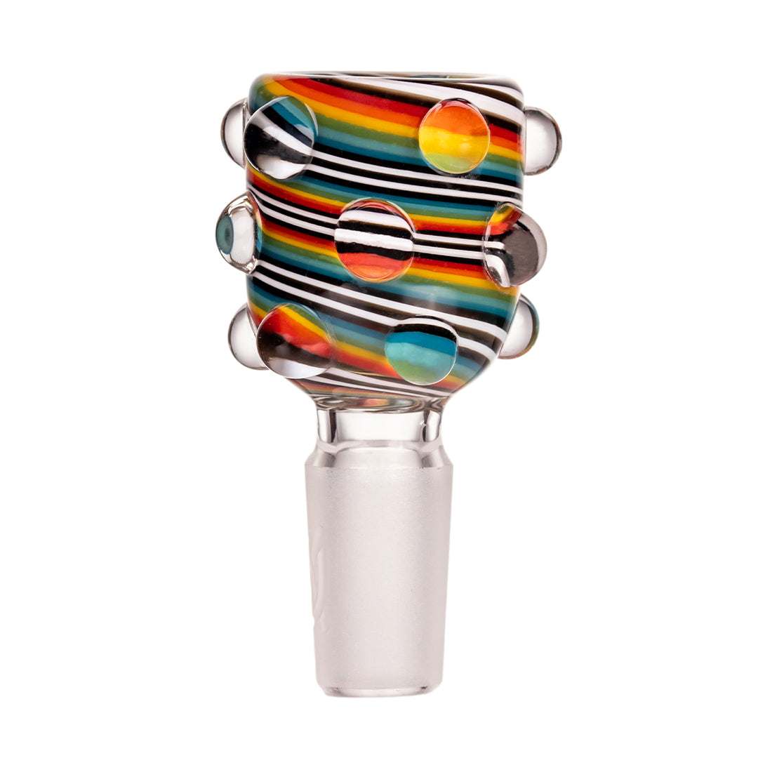 MJ Arsenal Hobnail Rainbow Bowl - Discreet Smoker