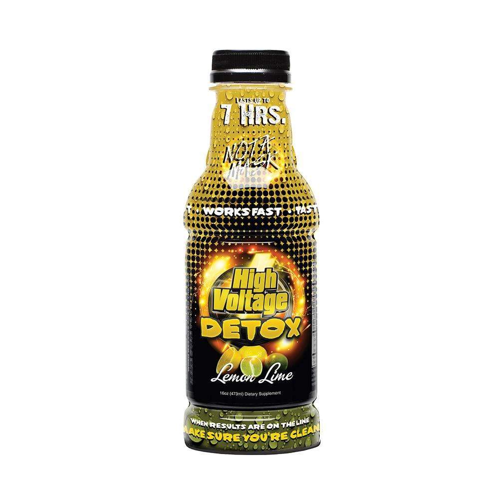 High Voltage Detox 16oz - Lemon Lime - Discreet Smoker