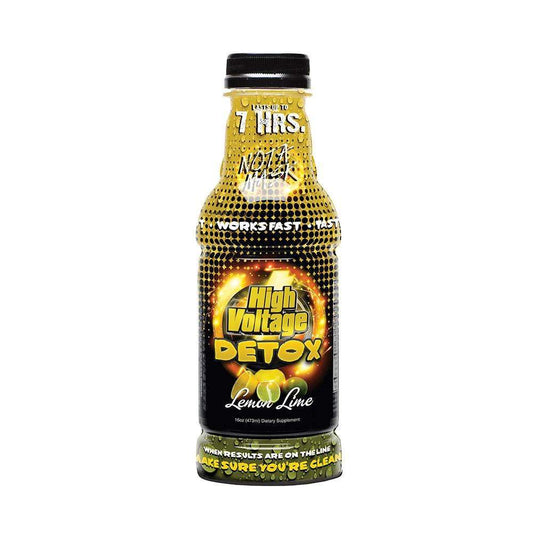 High Voltage Detox 16oz - Lemon Lime - Discreet Smoker