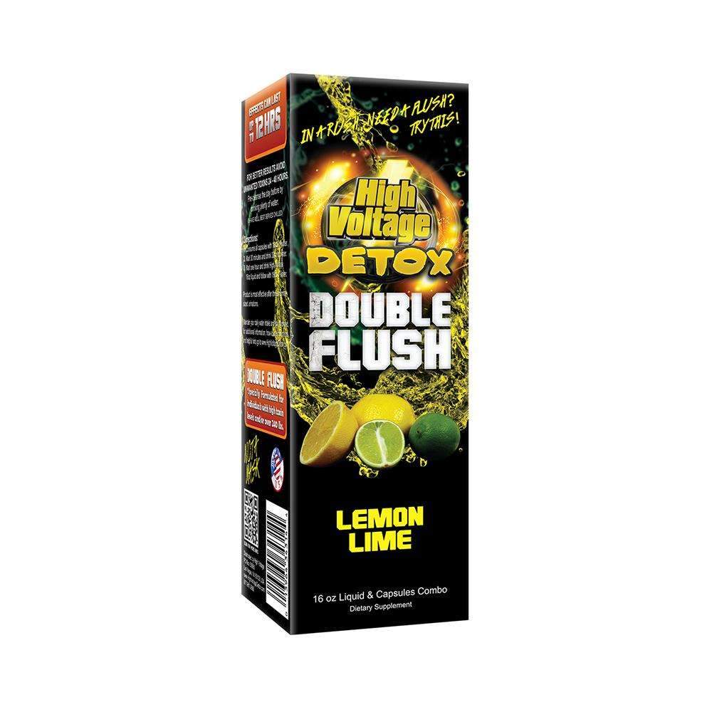 High Voltage Detox Double Flush - Lemon Lime - Discreet Smoker