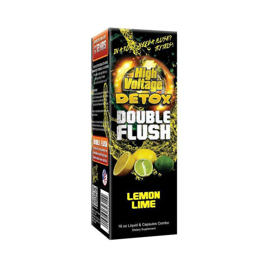 High Voltage Detox Double Flush - Lemon Lime - Discreet Smoker
