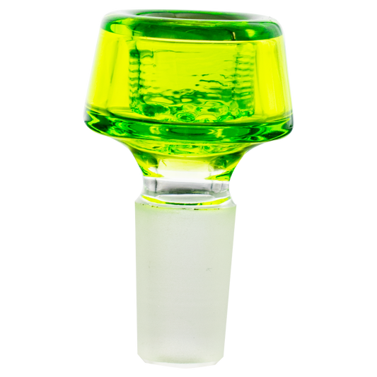 7 Hole Glass Screen Bowl 14mm Male & 18mm Male - Discreet Smoker
