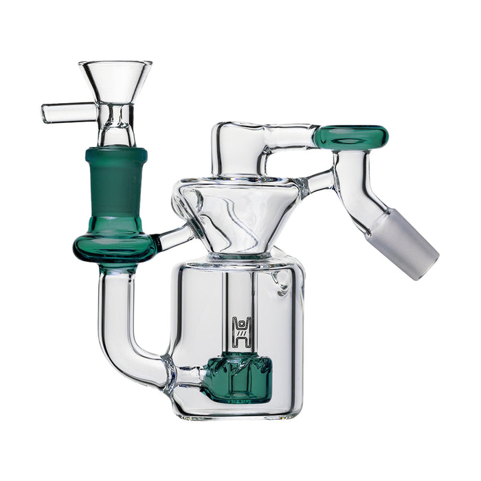 Human Grade "The Recycler" Glass Ash Catcher, Lake Green