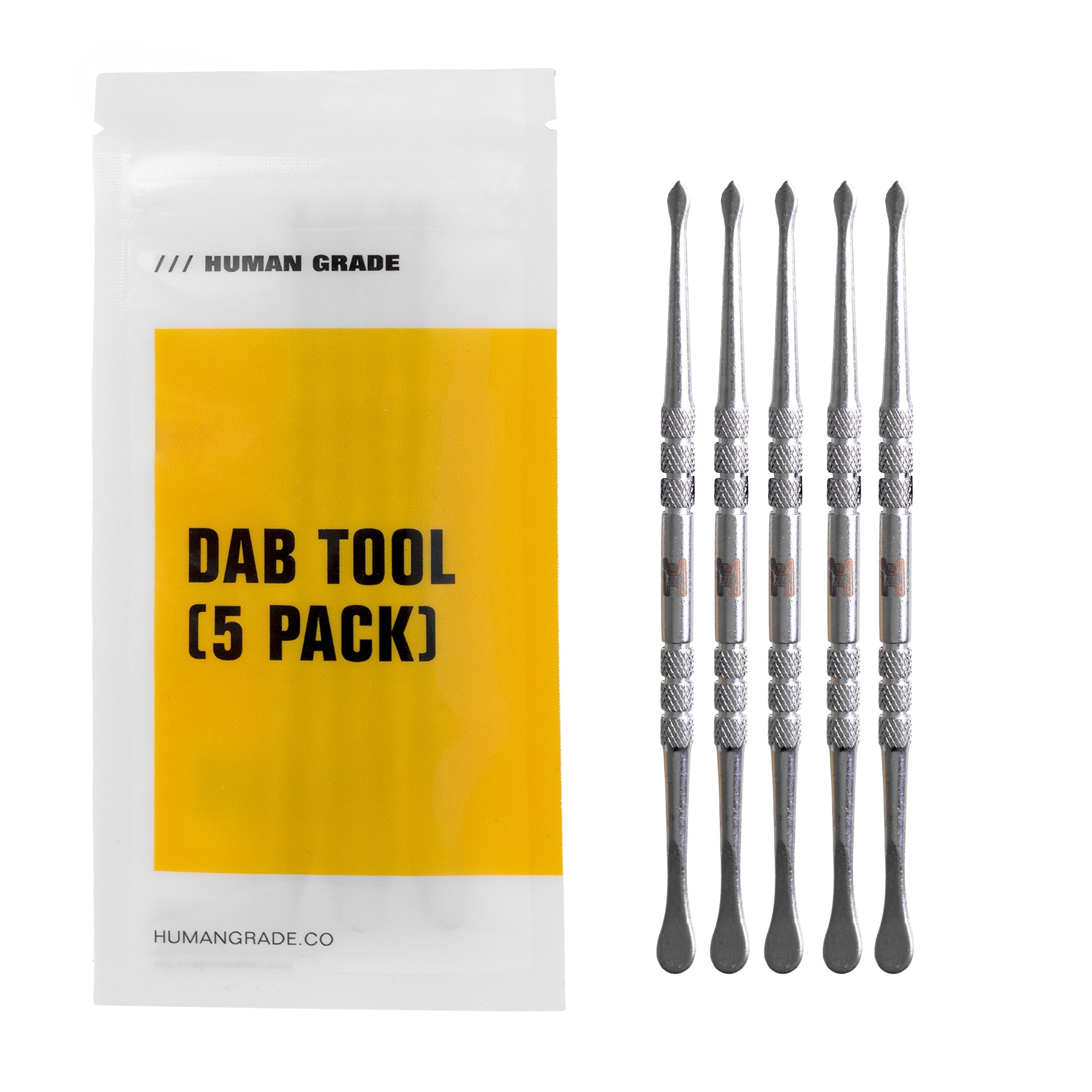 Human Grade Stainless Steel Dab Tools - Discreet Smoker