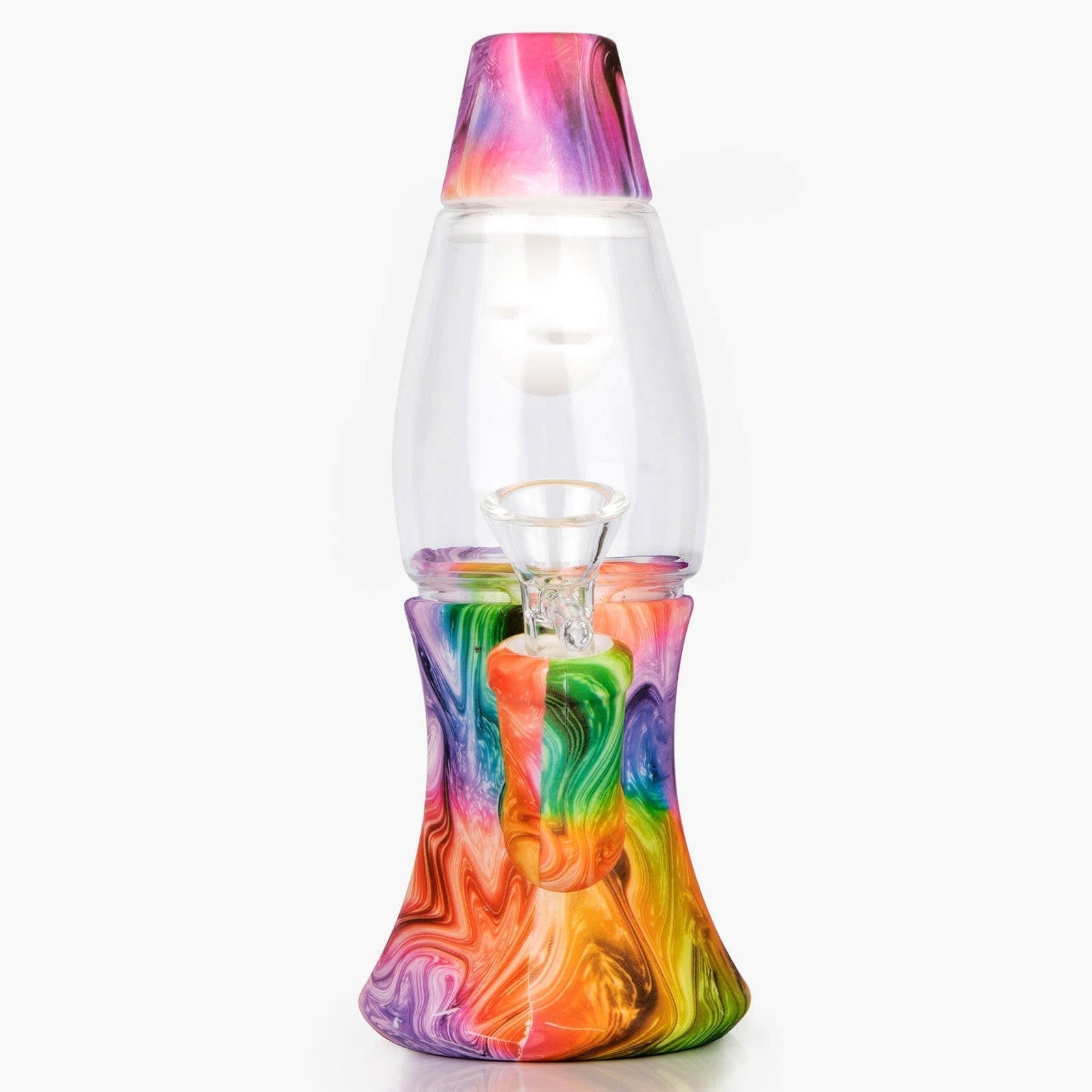 Lava Lamp Silicone Water Bong - Discreet Smoker