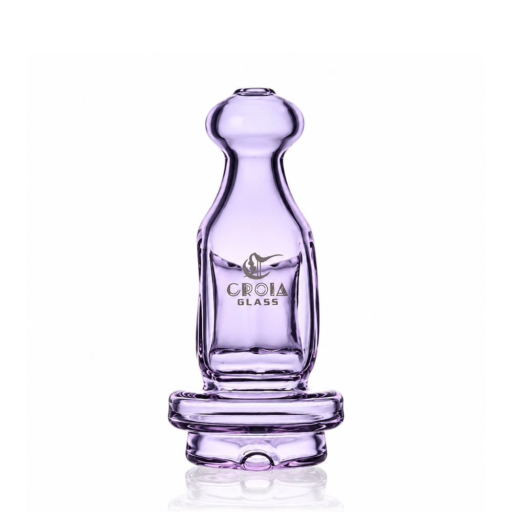4" Teardrop Dry Top for Puffco Peak & Peak Pro | Croia Glass - Discreet Smoker