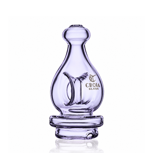 4" Teardrop Dry Top for Puffco Peak & Peak Pro | Croia Glass - Discreet Smoker