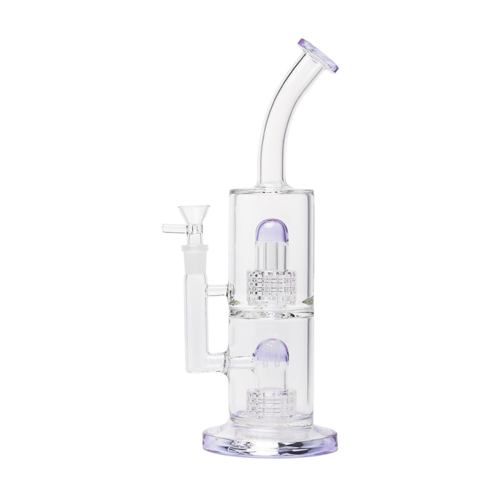 Human Grade Morpheus Glass Water Pipe, Lavender