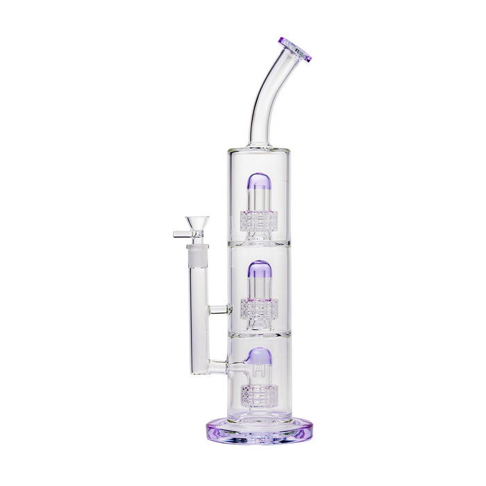 Human Grade Trinity Water Pipe, Lavender