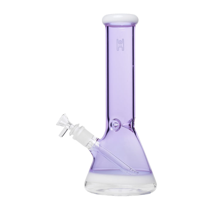 Human Grade 12" Beaker Water Pipe, Lavender