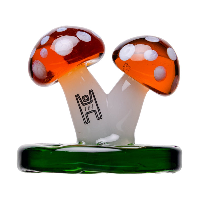Human Grade Mushroom Carb Cap, Light Yellow (Green Base)