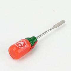 US-Made Sriracha Glass Dabber – 5″