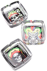 3.5″ Square Glass Ashtray – Pop Designs - Discreet Smoker