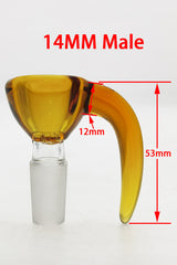 TAG - 4 Hole Disc Screen Slide with 12x53MM Horn Handle - Discreet Smoker