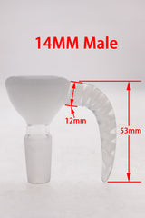 TAG - 4 Hole Disc Screen Slide with 12x53MM Horn Handle - Discreet Smoker