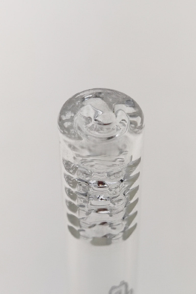 TAG - 14/10MM 6 Row x 2 (36 Hole) Open End Gridded Super Slit Downstem - Discreet Smoker